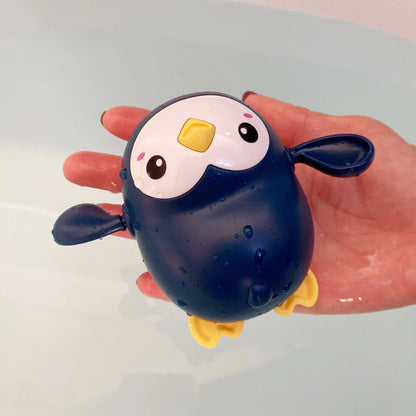 Baby Bath Toys Bathing Cute Swimming Turtle Whale Pool Beach Classic Chain Clockwork Water Toy For Kids Water Playing Toys ALPENZO