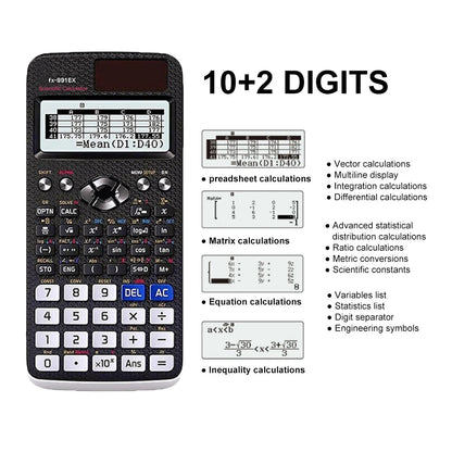 Multifunctional science function calculator-552function Specially designed for student exams, economical packaging，High-End Appe ALPENZO