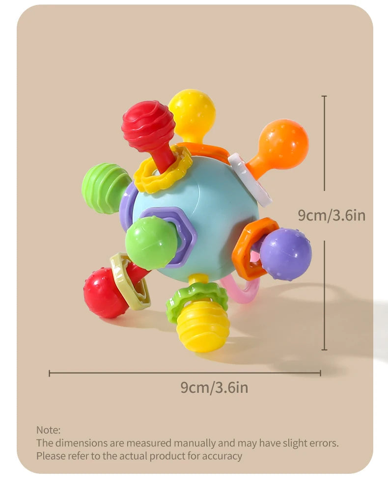 Soft Hand Grasping Ball Baby Toy Xingdun Ball Birthday Gift for 0-3 Year Old Babies ALPENZO