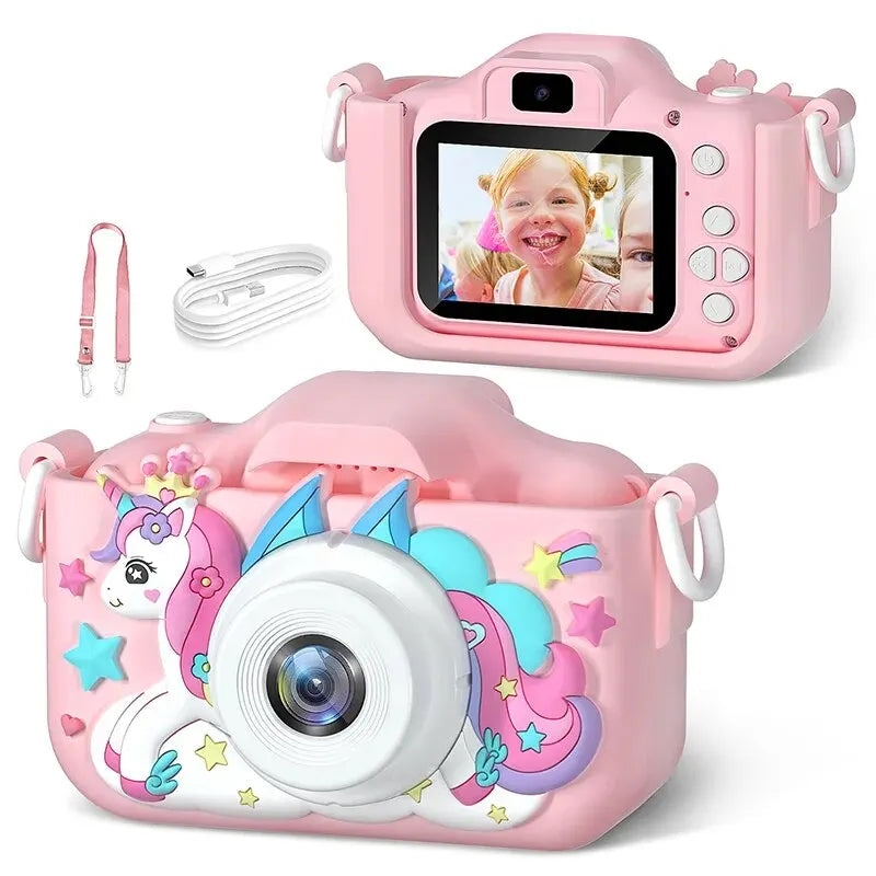Children Camera 1080P HD Toddler Digital Video Camera 2.0-inch Kids Camera with Silicone Cases Toys for Christmas Birthday Gifts ALPENZO