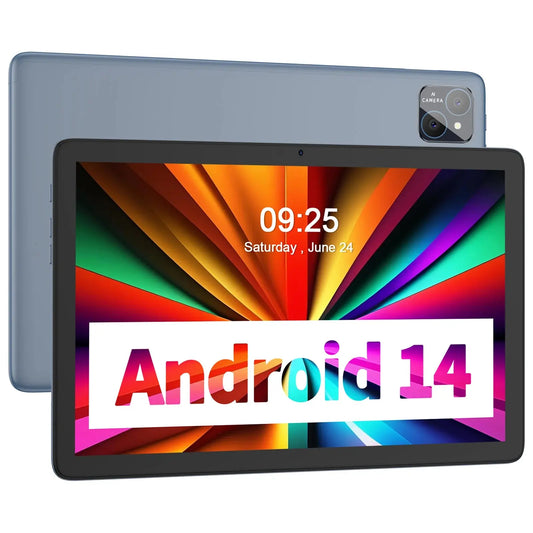 PRITOM TAB11 Android 14 Tablet, 10 Inch, Octa-Core, 5G WiFi6, 128GB, 8000mAh, HD IPS Display, Dual Camera, Bluetooth, FM, TYPE C - ALPENZO