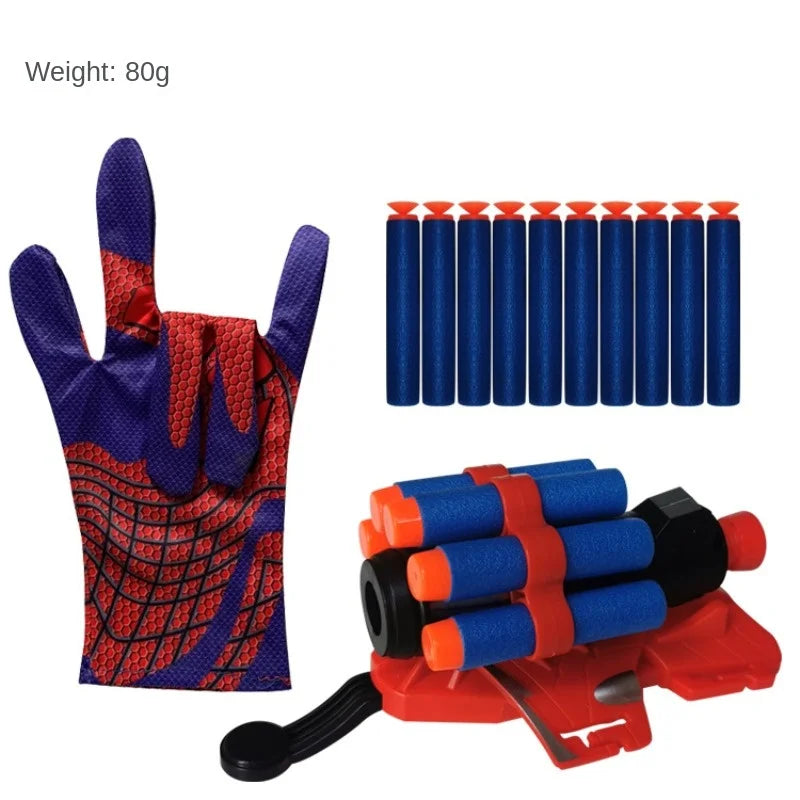 Soft Bullets Launcher Spray Wrist With Gloves Launching Soft Bomb Toy Gun Outdoor Games Toys ALPENZO