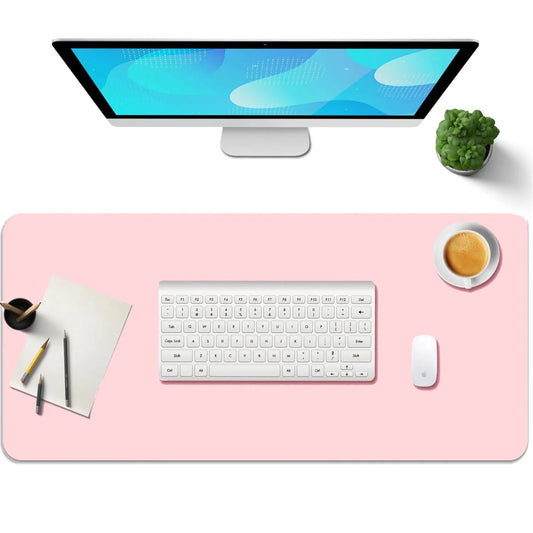 PU Leather Desk Pad with Suede Base, Multi-Color Non-Slip Mouse Pad, Waterproof Desk Writing Mat, Large Desk Blotter Protector ALPENZO