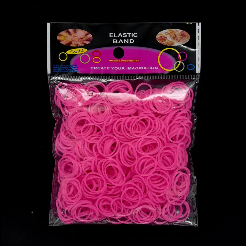 Pantone Color Western European Style Rubber Band Rainbow Knitting Machine Bracelets Loom Bands Arts & Crafts, DIY Toys ALPENZO