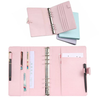 New Vintage Refillable Notebook File Folder Notepad Cover Leather Ring Binder Office Supplies ALPENZO