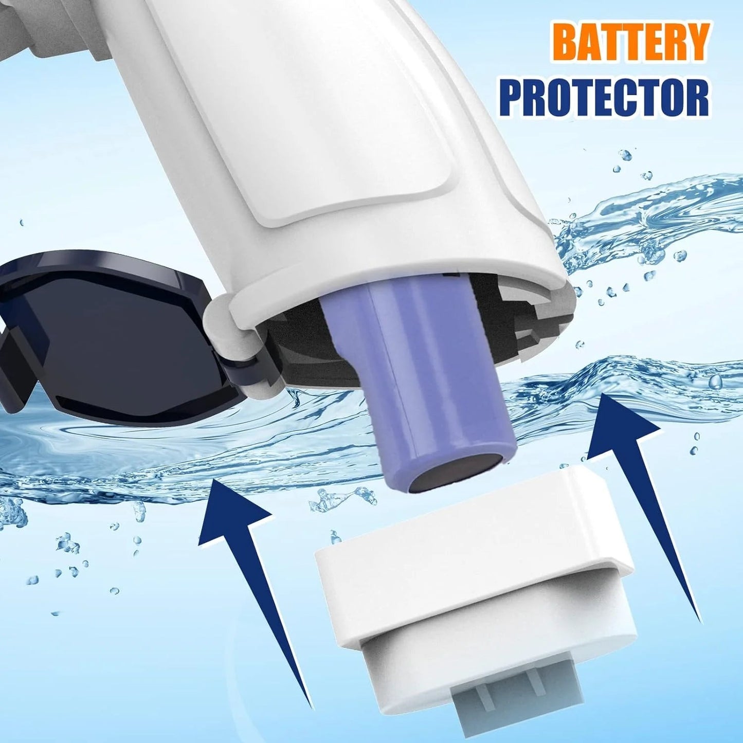 Unilabo M416 Electric Water Gun - Battery Powered With External Water Bottle Attachment - Perfect For Kids & Adults Outdoor Fun ALPENZO