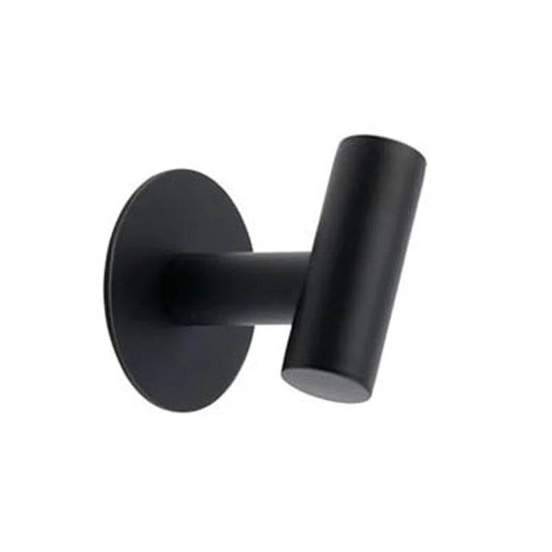 Stainless Steel Robe Hook Adhesive Wall Hook Towel Hook for Bathroom Kitchen Garage Heavy Duty Wall Mounted Kitchen Hardware - ALPENZO