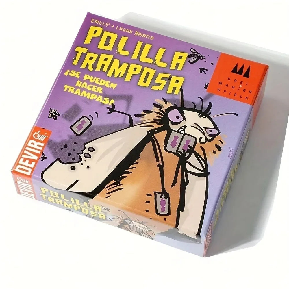 POLILLA TRAMPOSA Spanish Cheating Moth German Cockroach Adult Children Leisure Party Game, Creative Small Gifts - ALPENZO