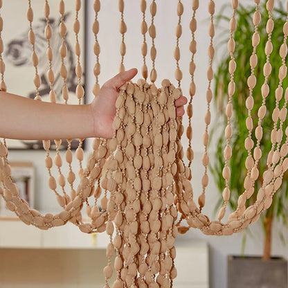 1*2M Beaded String Curtain Door Curtain Bead Thread Tassel Curtain Window Wall Panel Room Divider Doorway Home Wedding Acces - ALPENZO