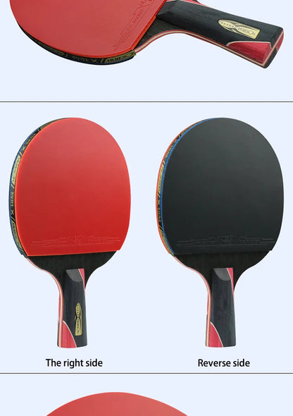 Single Professional Training Carbon Table Tennis Bat Racket Ping Pong Paddle For Beginner Advanced Players 6 7 8 Star Sport Part