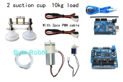 0.3/1/3/6/10/20kg Mechanical Arm Vacuum Pump Suction Cup with PWN Control Switch Sucker for Robot Arm  UNO R3 Programmable Robot ALPENZO