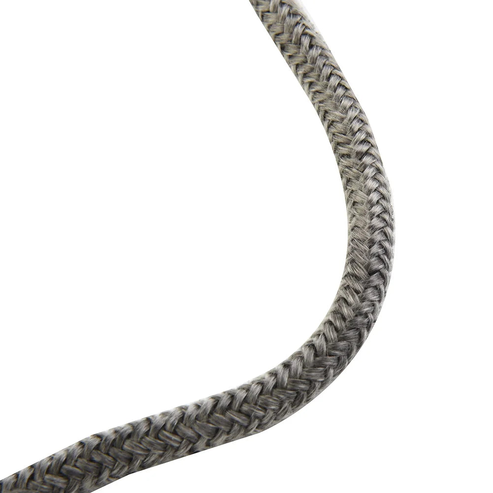 Stove Fire Rope Black Wood Burning Stove 6mm 8mmm 2m Length Log Burner Door Seal High Temperature Stove Heating Fireplaces Part - ALPENZO