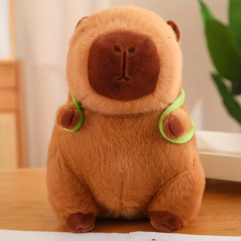 23cm Capybara Plush Simulation Capibara Anime Fluffty Toy Cute Doll Stuffed Animals Soft Doll Plush Christmas Thanksgiving Gift ALPENZO