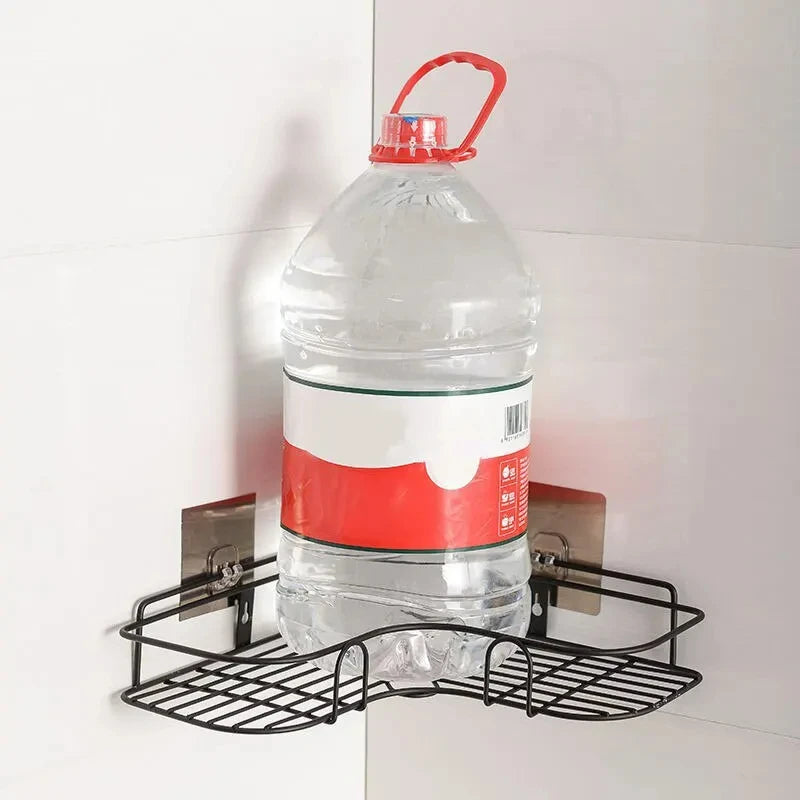 Iron Triangle Rack For Kitchen Bathroom Storage Rack Thickened Love Corner Rack Storage Rack Durable - ALPENZO