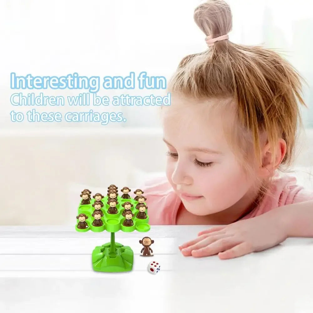 Creative Balancing Tree Toy Digital Monkey Balance Scale Educational Number Board Game Kids Learning Toys Montessori Math Toy ALPENZO