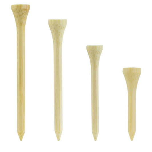 100Pcs/Bag Golf Tees Bamboo Golf Balls Holder 4 Sizes Available Drop Ship 42mm 54mm 70mm 83mm ﻿