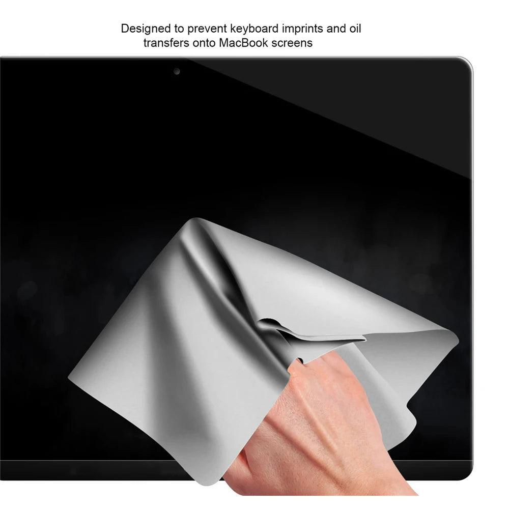Laptop Screen Cleaner Microfiber Cover Keyboard Blanket Protective Film Cleaning Cloth For MacBook Pro 13/15/16 Inch - ALPENZO