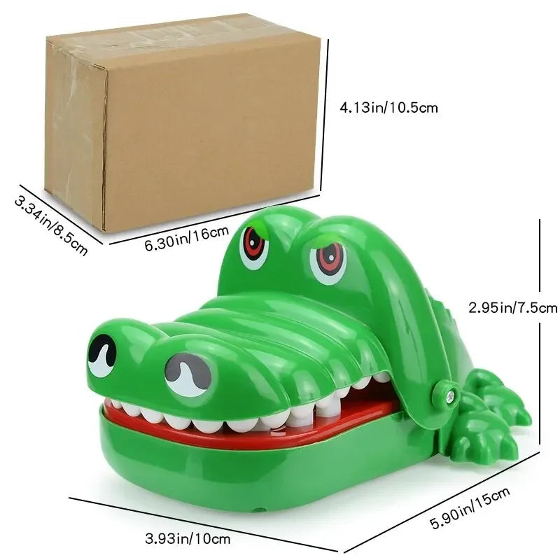 Crocodile Teeth Toys Children's Crocodile Bites Fingers Reaction Training Novelty Children's Lucky Game Trick Decompression Toy ALPENZO