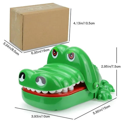 Crocodile Teeth Toys Children's Crocodile Bites Fingers Reaction Training Novelty Children's Lucky Game Trick Decompression Toy ALPENZO