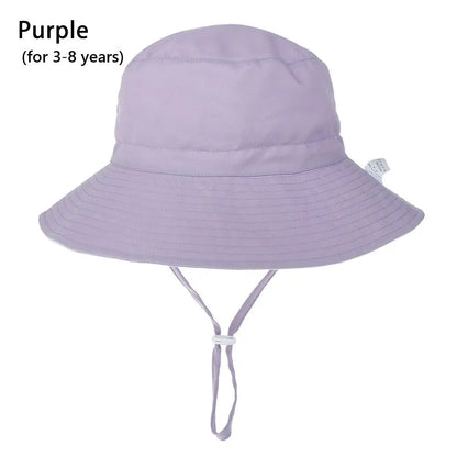 Outdoor Beach Hat Summer Baby Sun Hat for Girls Boys Kids Bucket Cap 0-8 Years ALPENZO