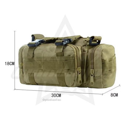 OPHIDIAN Outdoor Hunting Backpack Single Compartment Bag Molle Camping Mountaineering Bag 3P Chest Bag