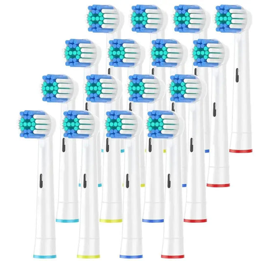 16Pcs Toothbrush Head Compatible with Oral B Braun Electric Toothbrush, Precision Replacement Brush Heads for Pro Smart Genius - ALPENZO