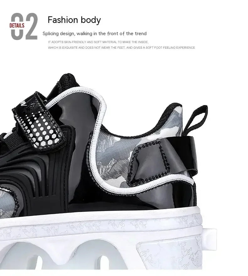 NEW children's sports roller skates deformation shoes 4 four-wheeled roller skates adult runaway shoes student deformation wheel