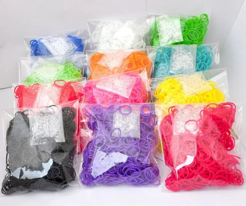 Pantone Color Western European Style Rubber Band Rainbow Knitting Machine Bracelets Loom Bands Arts & Crafts, DIY Toys ALPENZO
