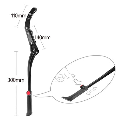 Bicycle Stand Foot Support Universal Bicycle Stand Stable Non slip Side Stand Aluminum Alloy Bicycle Stand 2 Style Selection