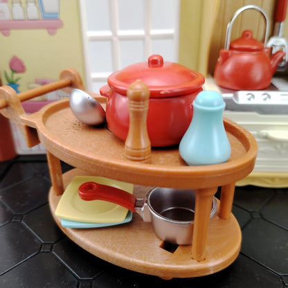 miniature items dollhouse furniture accessories living room bedroom supermarket shopping games family interaction doll kids toys ALPENZO