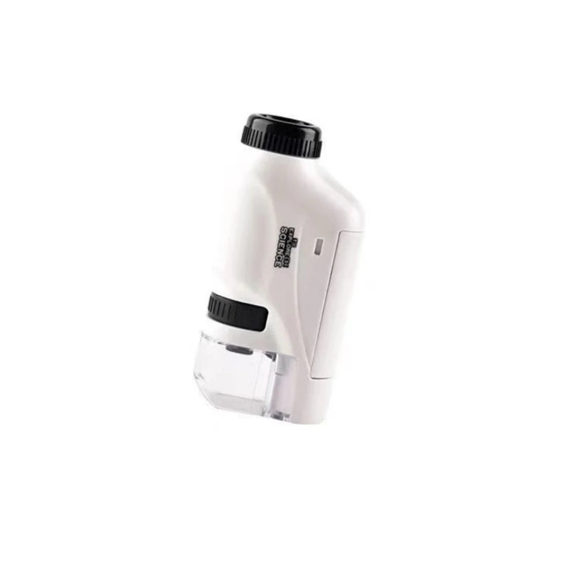 Handheld Microscope Kit Lab LED Light 60X 120X Home School Biologi Cal Science Educational Toys For Children Brinquedo STEM Gift ALPENZO