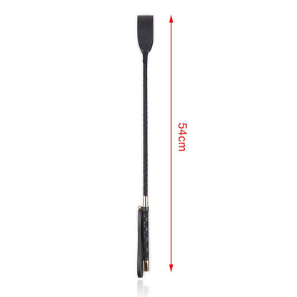 Passion Riding Training PU Leather Lightweight Durable Rattling Whip Leather Whip Equestrian Sports Outdoor Show With Handle