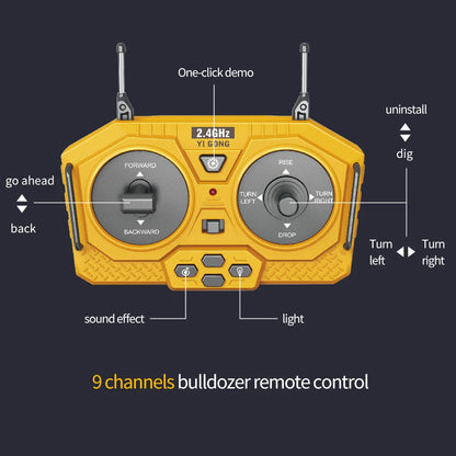 RC Car Children Toys Remote Control Car Toys For Boys Radio Control Excavator Dump Truck Bulldozer Electric Car Kids Toys Gift ALPENZO
