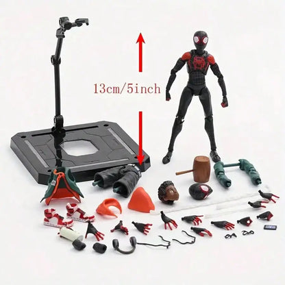 Marvel's Spider-Man Event Model Spider-Man Miles · SV · SHF· Morales Penny · Parker Anime Character Statue Toy ALPENZO