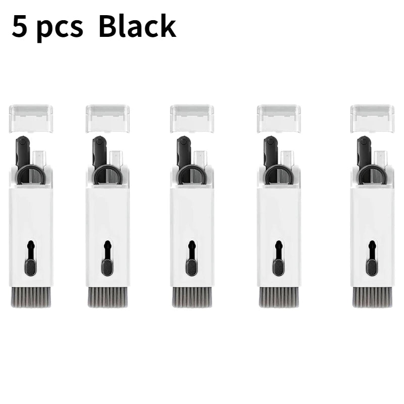 7-in-1 Computer Keyboard Cleaner Brush Screen cleaning Spray Bottle Set Earphones Cleaning Pen Cleaning Tools Keycap Puller ALPENZO
