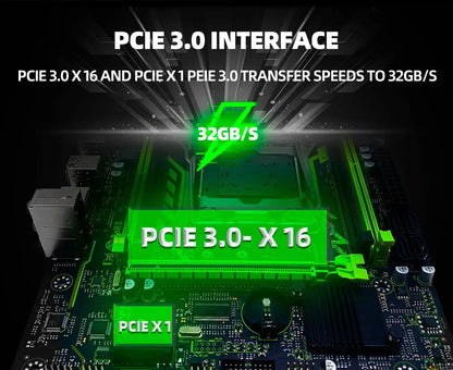ZSUS X99-8D4 Motherboard Set Kit With LGA2011-3 Xeon E5 2650 V4 CPU DDR4 16GB (1*16GB) 2133MHZ RAM Memory NVME M.2 SATA - ALPENZO