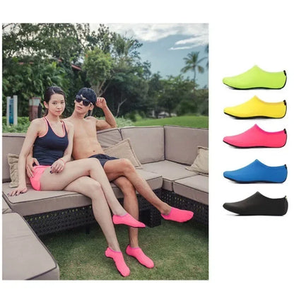 Non-Slip Unisex Water Shoes Swimming Diving Socks Summer Aqua Beach Sandal Flat Shoe Seaside Sneaker Socks Slipper for Men Women
