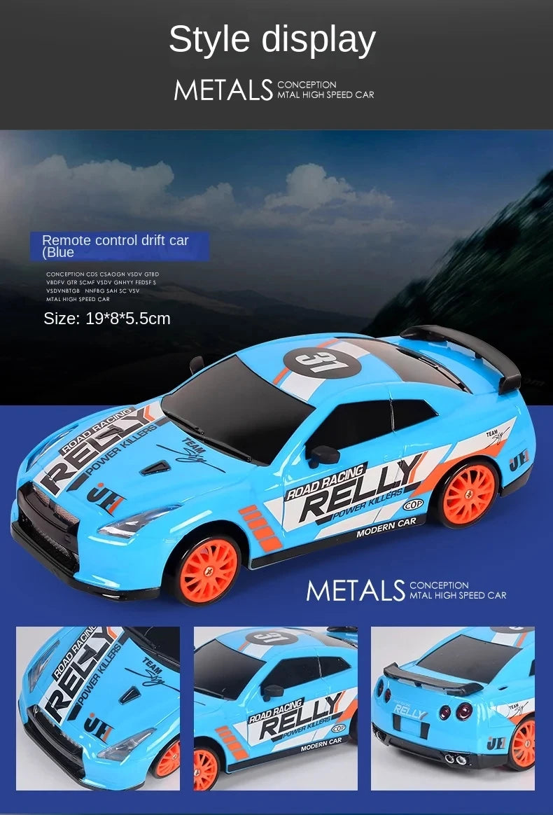 2.4G High speed Drift Rc Car 4WD Remote Control AE86 Model GTRPRO Vehicle Car RC Racing Cars Toy for Children Christmas Gifts ALPENZO