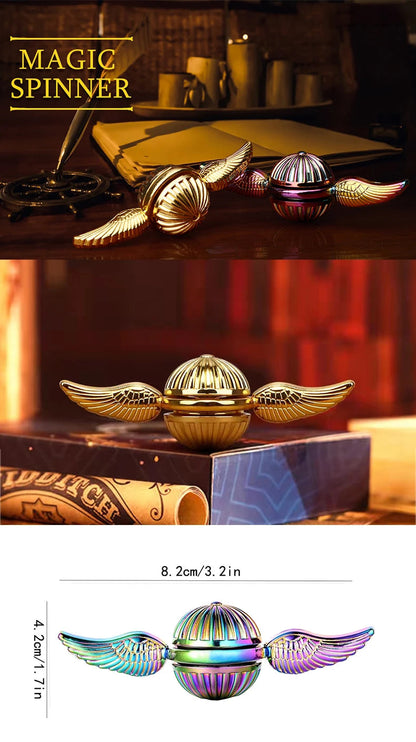 Funny Fidget Spinner Toys Metal Anti Stress Hand Spinner Toys Spinning Gyro Finger Rotation Gyroscope Toy for Kids Adult Gifts ALPENZO