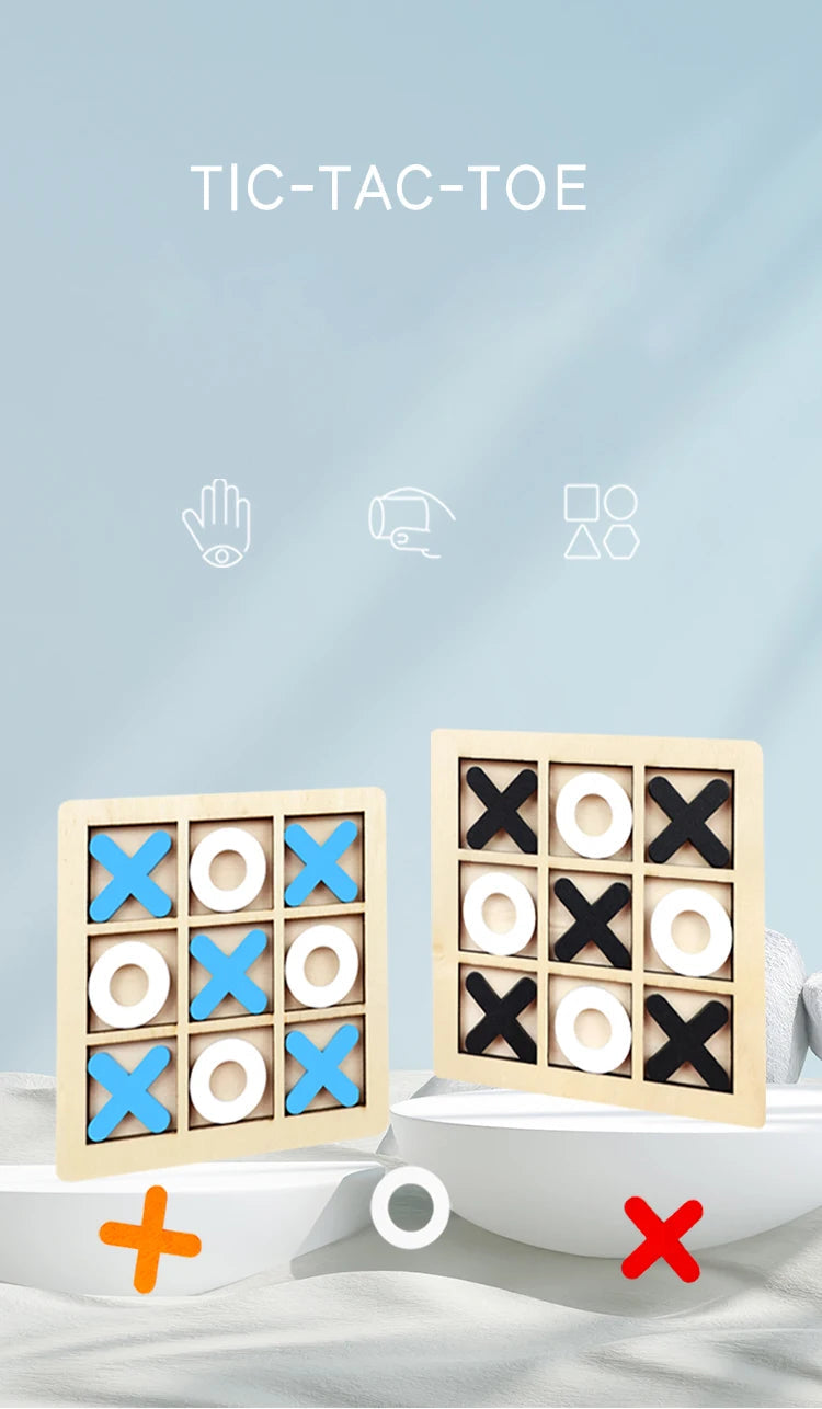 Brain Training Table Game Leisure Board Toys Interactive Chess Games Educational Montessori Wooden Puzzle For Children Gift ALPENZO