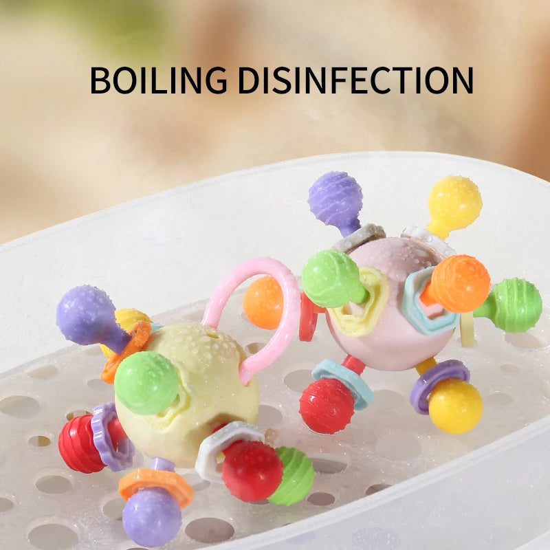 Soft Hand Grasping Ball Baby Toy Xingdun Ball Birthday Gift for 0-3 Year Old Babies ALPENZO