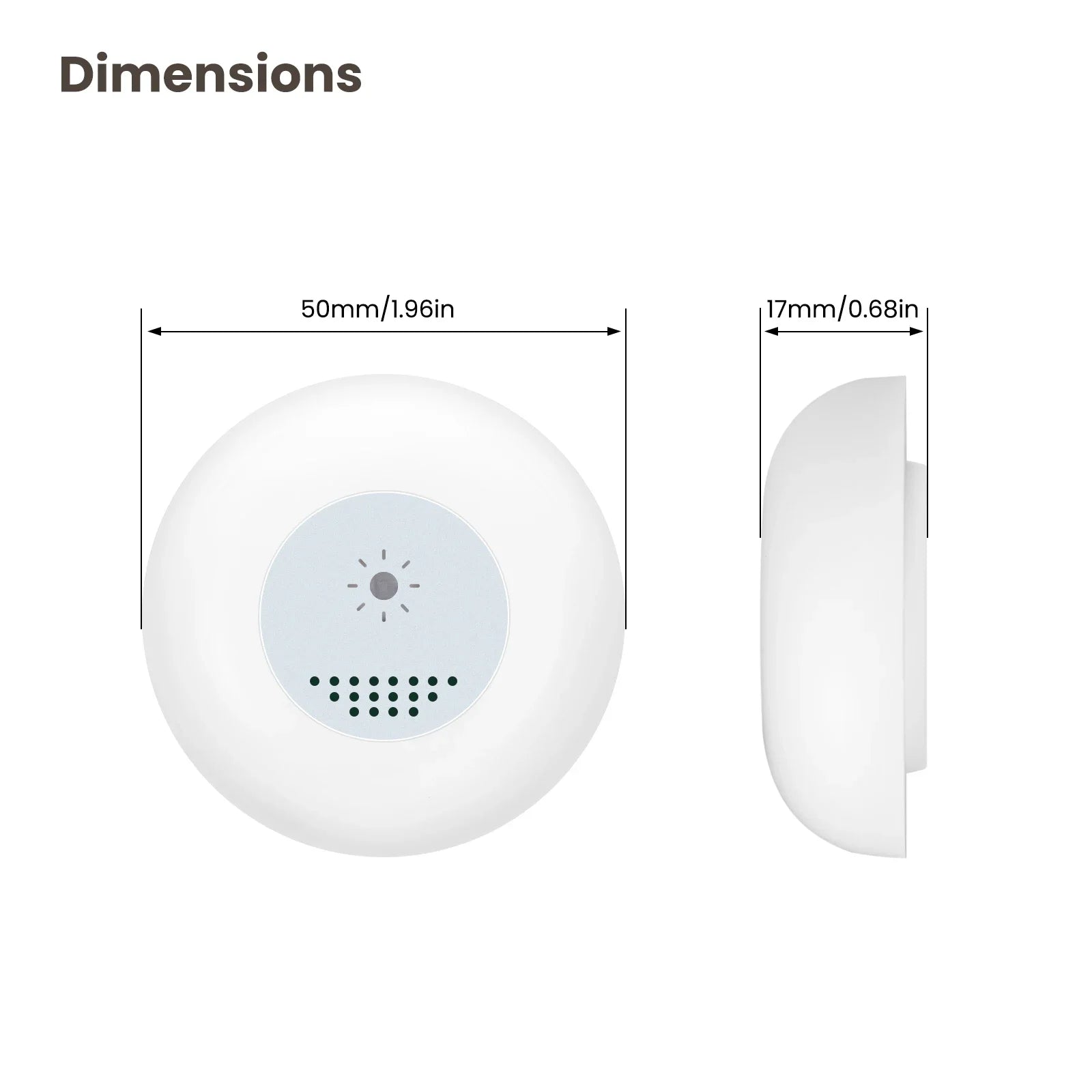MOES Tuya Zigbee Smart Light Sensor Illuminance Brightness Detection Home Lighting Automation Smart Home Detector APP Control - ALPENZO