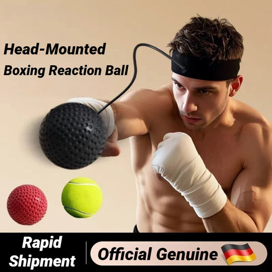 MMA Boxing Speed Ball Head-Mounted Pu Training Hand Eye Reaction Home Sandbag Fitness Equipment Gym Muay Thai Fighting Pressure
