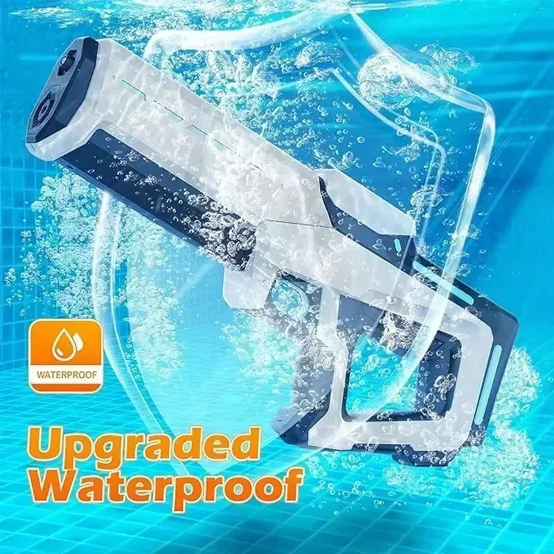 Pulse electric continuous water gun for children, high-pressure and strong waterproof automatic water absorption ALPENZO