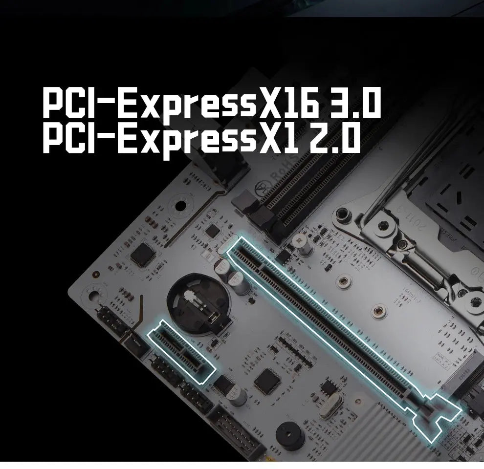 QIYIDA X99 motherboard D4 LGA 2011 3 with M.2 slot Support X99 C612chip DDR4 Memory SATA3.0 USB3.0 PCI16X - ALPENZO