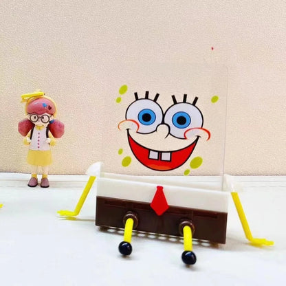 Spongebob Squarepants Dish Washing Brush Sponge Kitchen Supplies Drain Rack Cleaning Dishes Brushes Reusable Scrub Scouring Pad ALPENZO