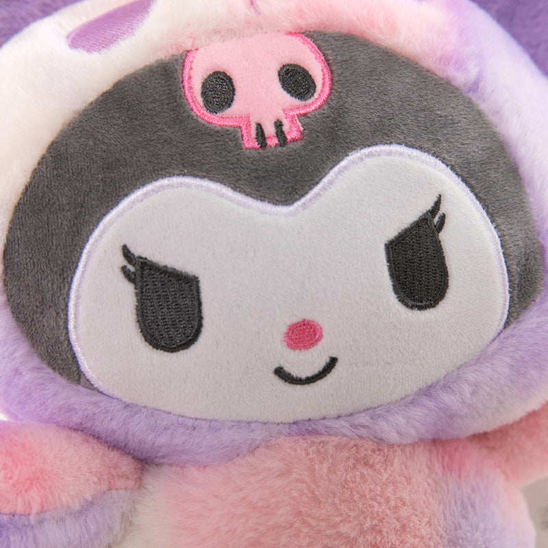 Sanrio 25Cm Anime Sanriod Toys Kawaii Kuromi  Cinnamorol Plush Soft Stuffed Animals Doll Plushie Pillow Children's Toys Gifts ALPENZO