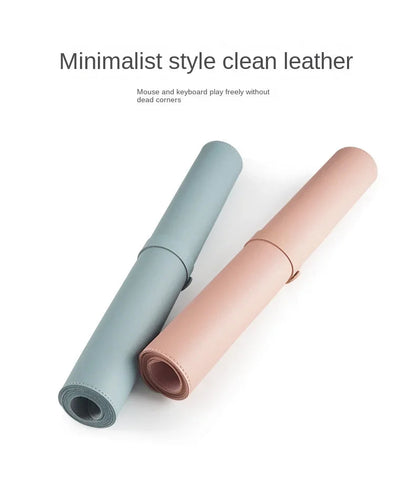 1 Pcs Large Size 60*30mm Office Desk Protector Mat PU Leather Waterproof Mouse Pad Desktop Keyboard Desk Pad Gaming Mousepad ALPENZO