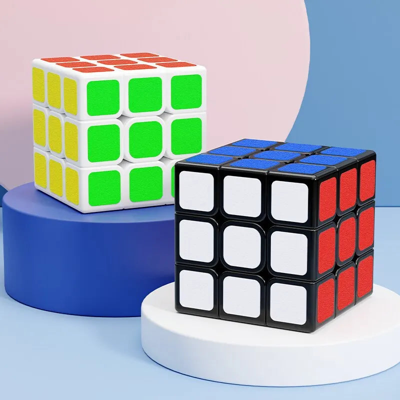 SENGSO Magic Cube 3x3 Frosted Texture Sticker Magic Cube Educational Toys Children Puzzle Toys Designated For Competition Cubes ALPENZO