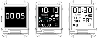 ESP32 Open Source Watchy V2.0 Gift E-ink Display Smart Watch For Arduino Robot DIY Kit Connect With Bluetooth And Wifi Robot Kit ALPENZO